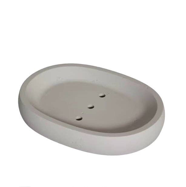 Gray soap dish 